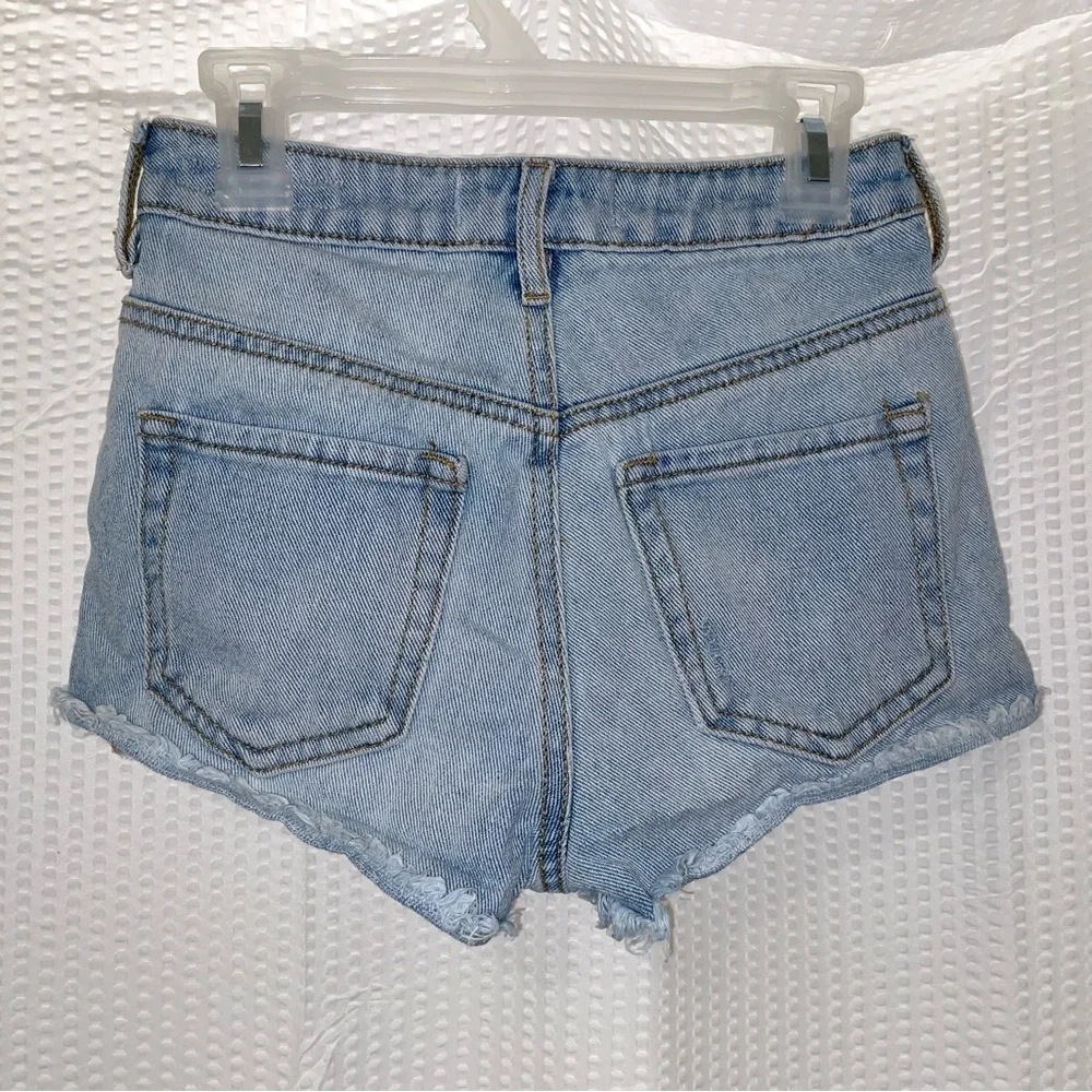 PacSun High Rise Distressed Shorts - Picture 3 of 4